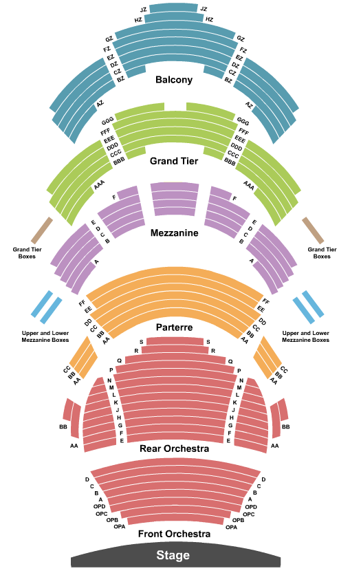 Muriel Kauffman Theatre Annie Seating Chart
